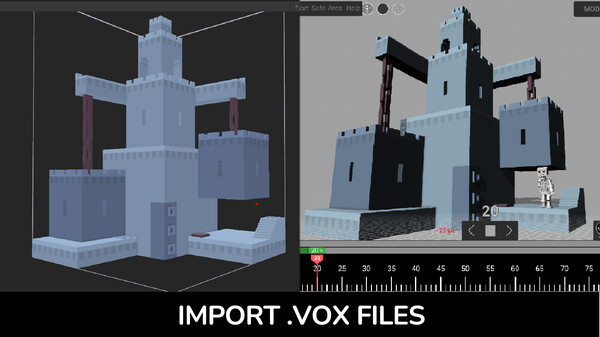 Anima Toon :3D Voxel Character Animation screenshot 4