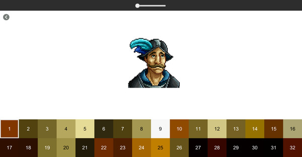 Color by Number - Medieval Portrait screenshot 2