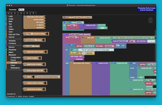 Piecewise: build chat bots with blocks screenshot 4