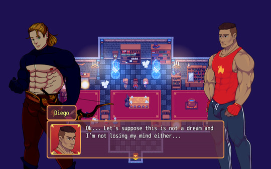 Burning Horns: A Bara Isekai JRPG screenshot 9