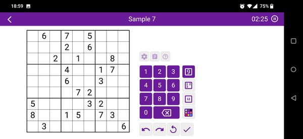 Sven's SudokuPad screenshot 6