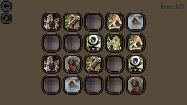 Animals Memory: Monkeys screenshot 2