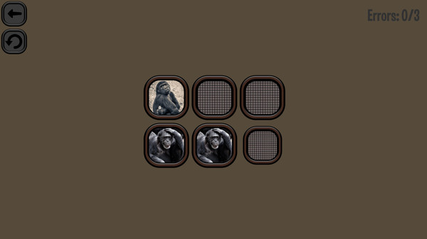 Animals Memory: Monkeys screenshot 1
