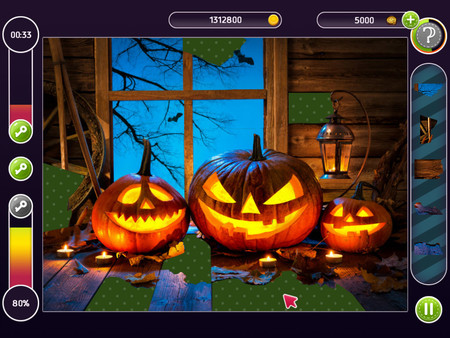 Holiday Mosaics Halloween Puzzles screenshot 1