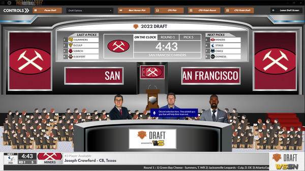 Draft Day Sports: Pro Football 2022 screenshot 1
