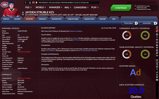 Franchise Hockey Manager 8 screenshot 11