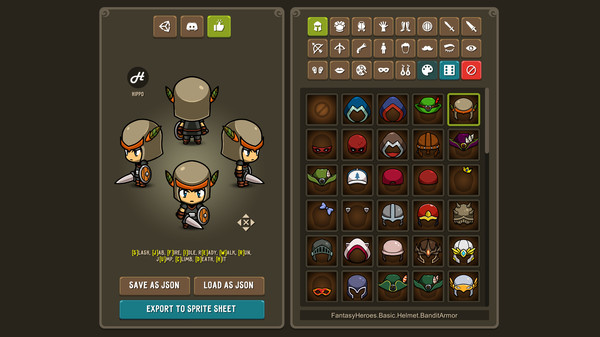 Fantasy Heroes 4D / Character Maker screenshot 1