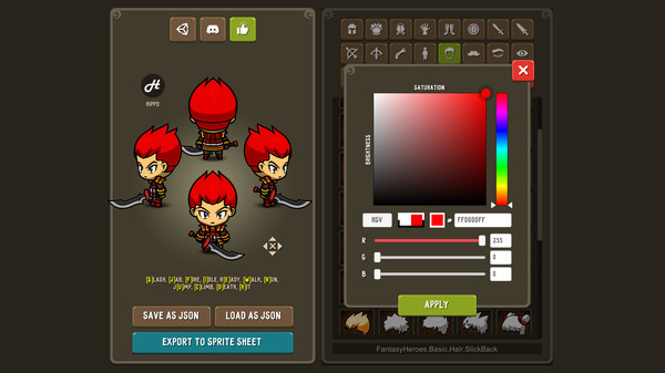 Fantasy Heroes 4D / Character Maker screenshot 7