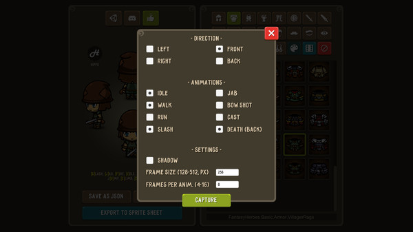 Fantasy Heroes 4D / Character Maker screenshot 8