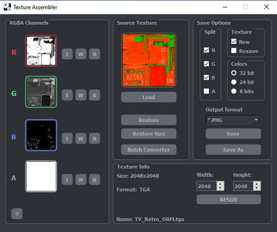 Texture Assembler screenshot 2