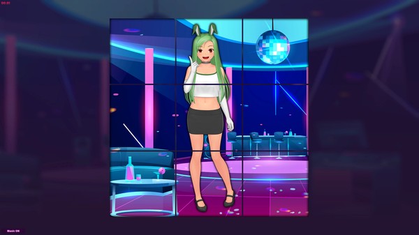 HotGirls Sliding Puzzle screenshot 1