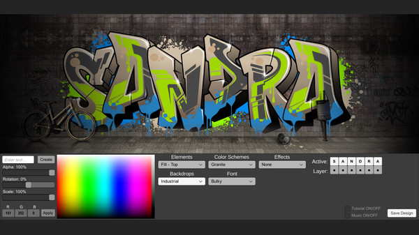 The Graffiti Creator screenshot 1