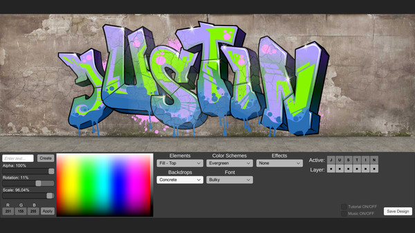 The Graffiti Creator screenshot 2