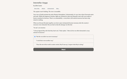 Interstellar Airgap screenshot 2