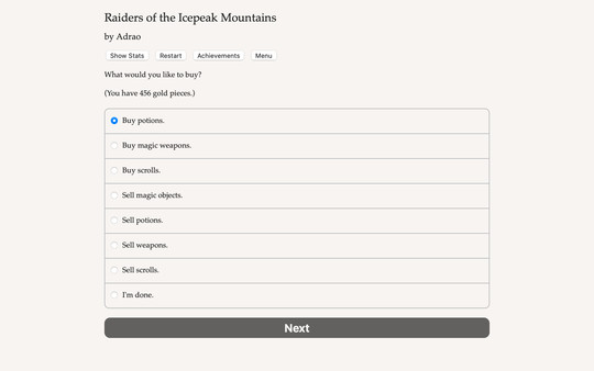 Raiders of the Icepeak Mountains screenshot 0