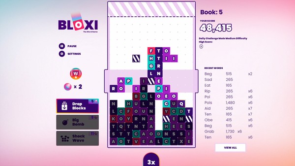 Bloxi: The Word Game screenshot 5