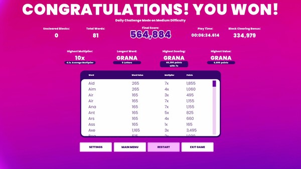 Bloxi: The Word Game screenshot 6