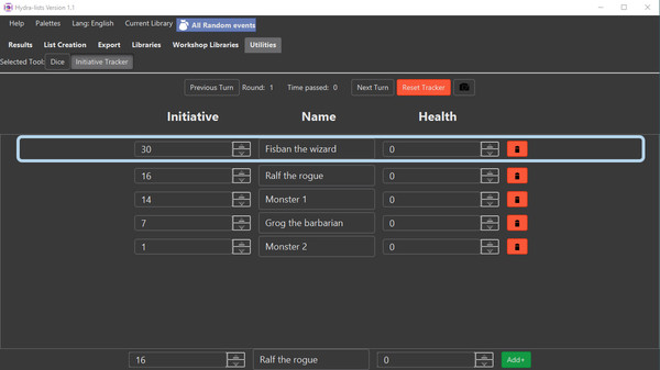 Hydra Lists: Roll Table Maker screenshot 6