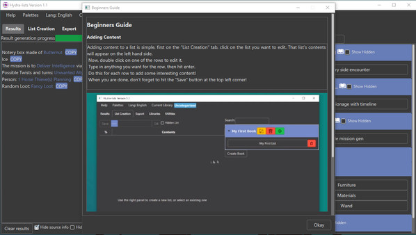 Hydra Lists: Roll Table Maker screenshot 7