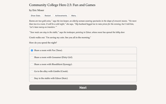 Community College Hero: Fun and Games screenshot 1