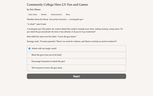 Community College Hero: Fun and Games screenshot 2