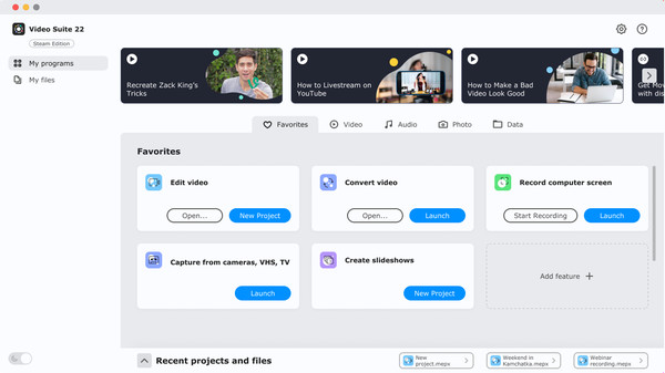 Movavi Video Suite 2022 Steam Edition - Video Making Software: Video Editor Plus, Screen Recorder and Video Converter Premium screenshot 1