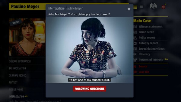 French Crime Detective Game screenshot 1