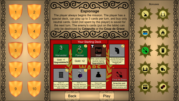 Roman Wars: Deck Building Game screenshot 3