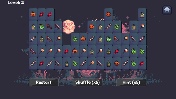 Spooky Mahjong screenshot 1