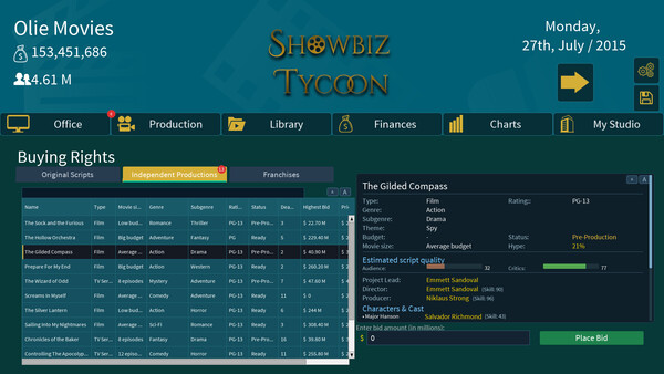 Showbiz Tycoon screenshot 8