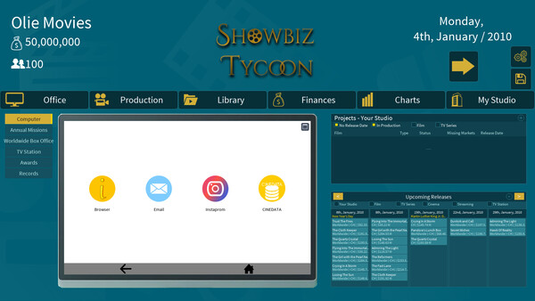 Showbiz Tycoon screenshot 1
