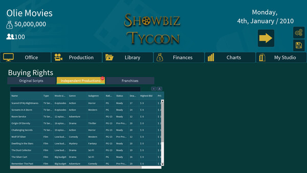 Showbiz Tycoon screenshot 4