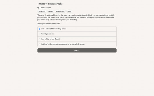 Temple of Endless Night screenshot 0