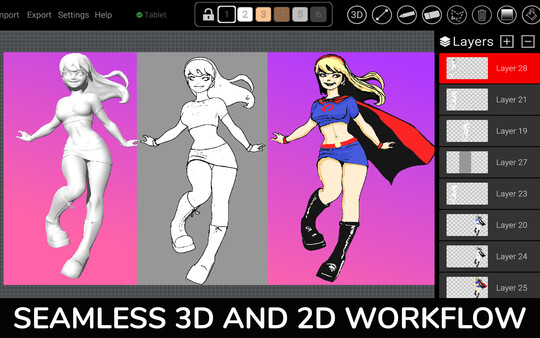 Easy Sketch Pose screenshot 1