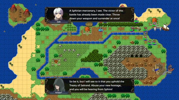 Vestaria Saga II: The Sacred Sword of Silvanister screenshot 1
