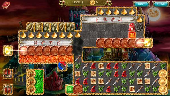 Cursed House 10 - Match 3 Puzzle screenshot 1
