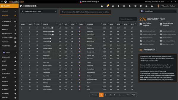 Draft Day Sports: Pro Basketball 2022 screenshot 5