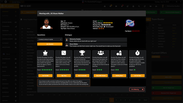 Draft Day Sports: Pro Basketball 2022 screenshot 9