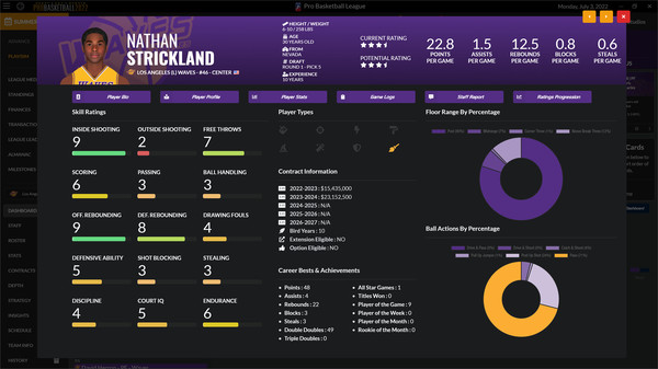 Draft Day Sports: Pro Basketball 2022 screenshot 3