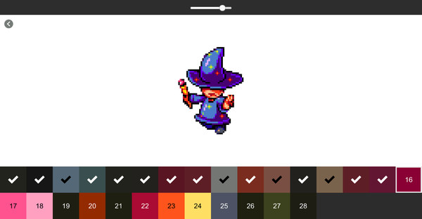 Color by Number - Monster Heroes screenshot 1