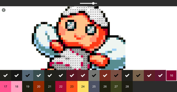 Color by Number - Monster Heroes screenshot 2