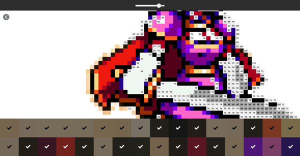 Color by Number - Monster Heroes screenshot 6