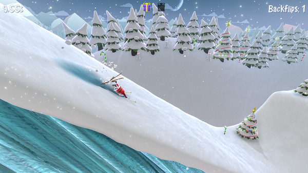 Santa's Slippery Slope (Ski Stunts) screenshot 4