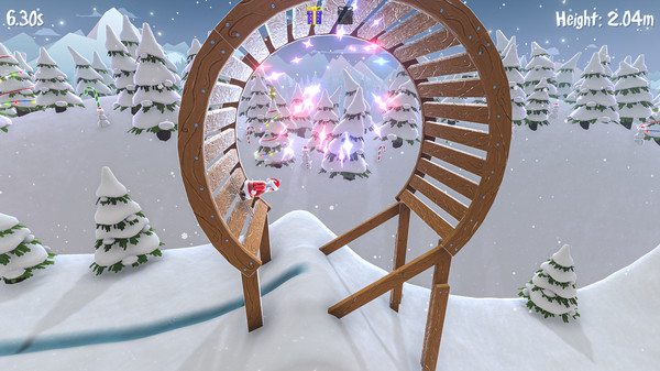 Santa's Slippery Slope (Ski Stunts) screenshot 2