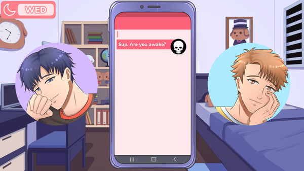 My Nemesis and Hero - Slice of Life Boys Love (BL) Visual Novel screenshot 5