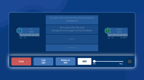 QuizPoker: Mix of Quiz and Poker screenshot 6
