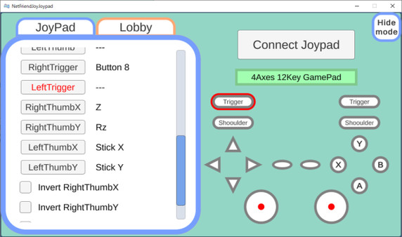 Net Friend Joy Joypad screenshot 6