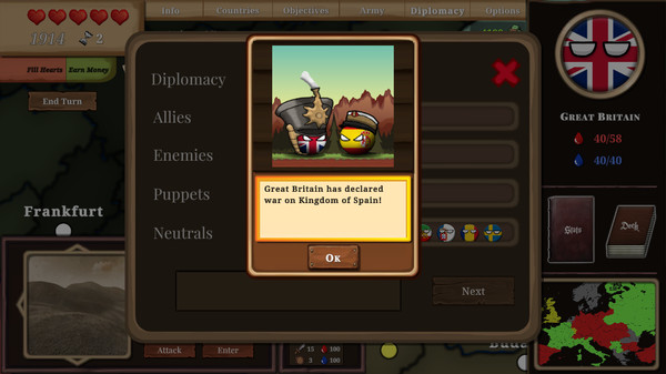 Countryball: Europe 1890 screenshot 5