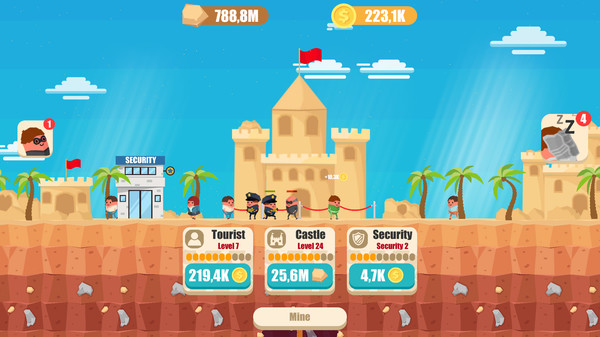 Idle Sand Castle screenshot 3