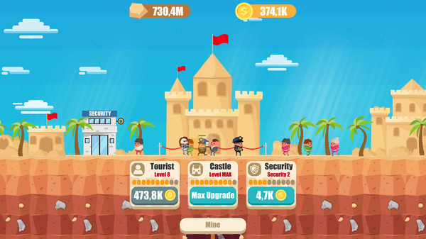 Idle Sand Castle screenshot 1